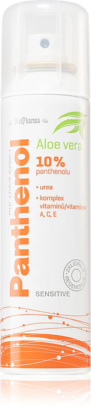 MedPharma Panthenol 10% Spray refrescante Sensitive para peles sensíveis