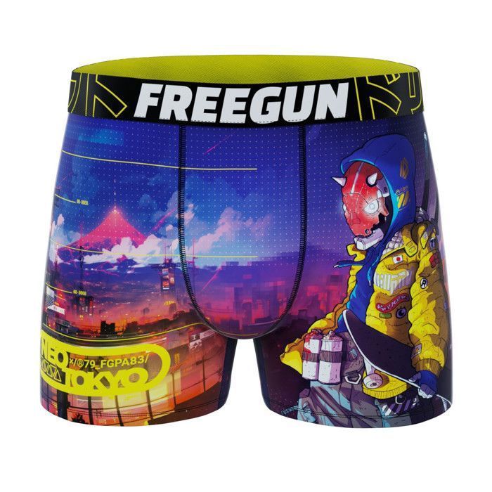 Calzoncillos bóxer Freegun para niño - Rojo (Paquete de 5)