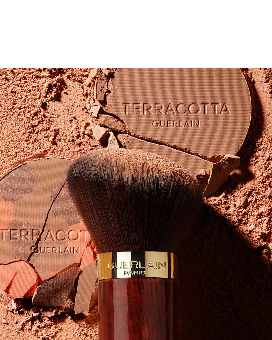 GUERLAIN TERRACOTTA PINCEAU KABUKI PERIE PULBER