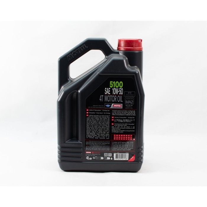 Aceite de motor MOTUL 5100 10W50 4T 4L