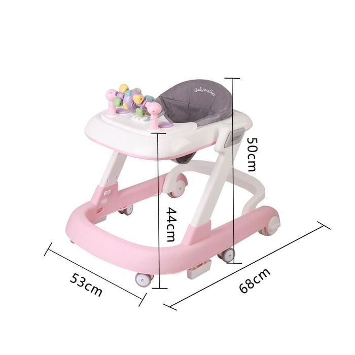 Girello musicale XUANYU per bambine - Antiribaltamento - Per uso interno ed esterno - Rosa
