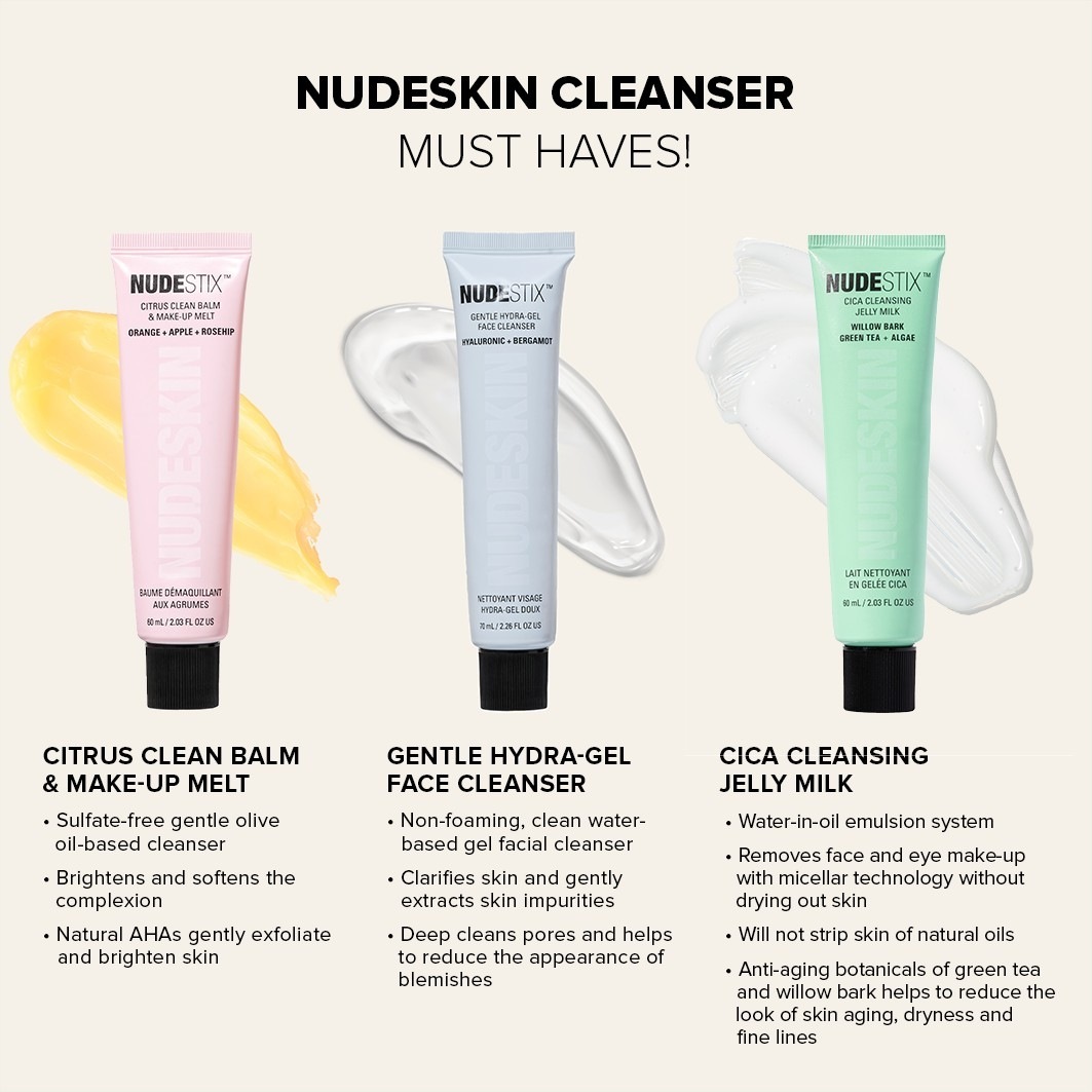 Nudestix attīrošais krēms NUDESKIN Cica attīrošais želejas pieniņš - 60 ml