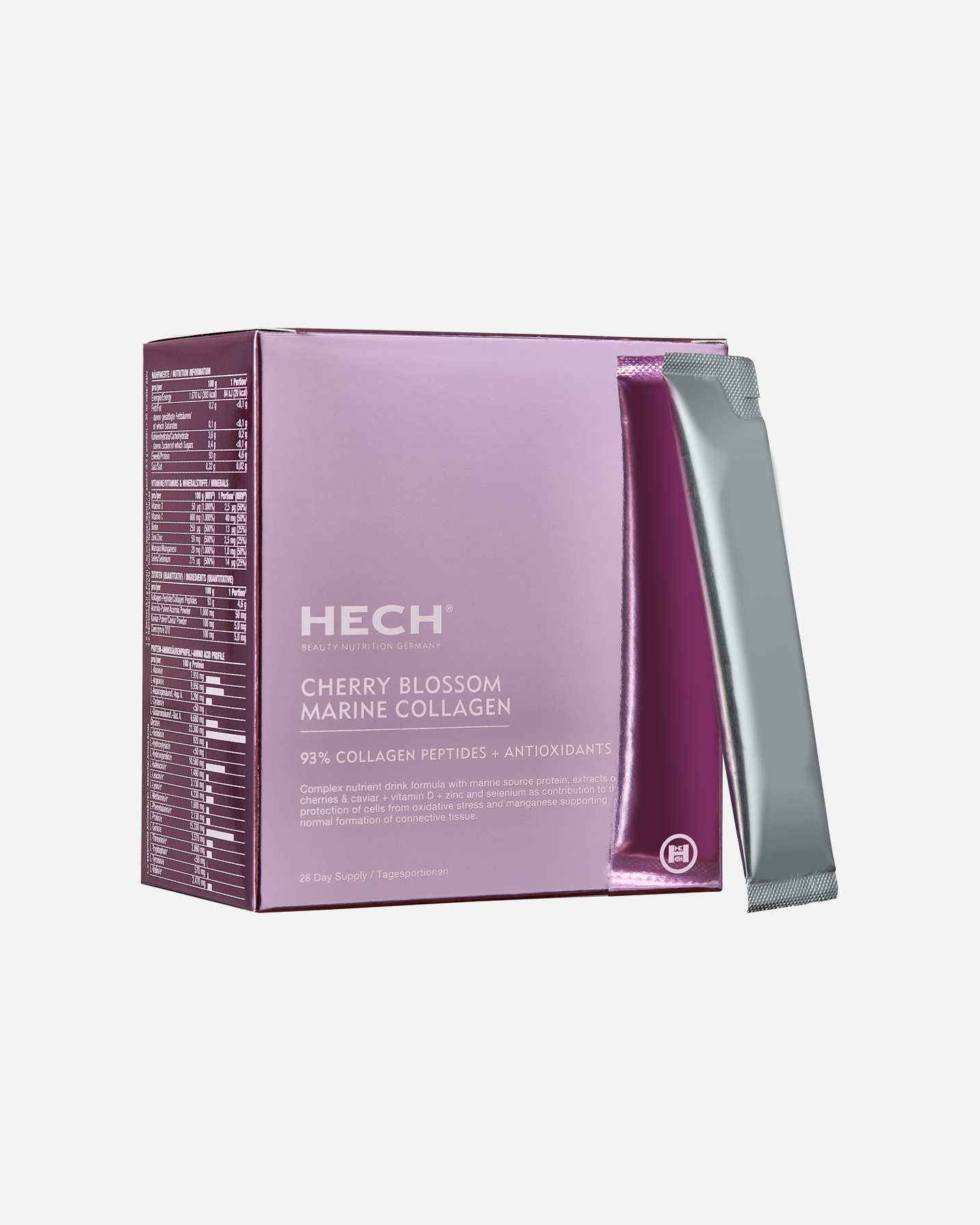 HECH Voedingssupplement Kersenbloesem Marine Collageen - 140 g