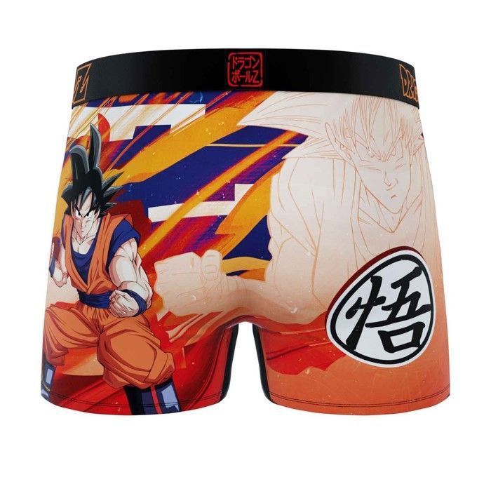 Freegun - Microfiber boxershorts voor heren met Dragon Ball Z 'San Goku' print - XXL - Oranje