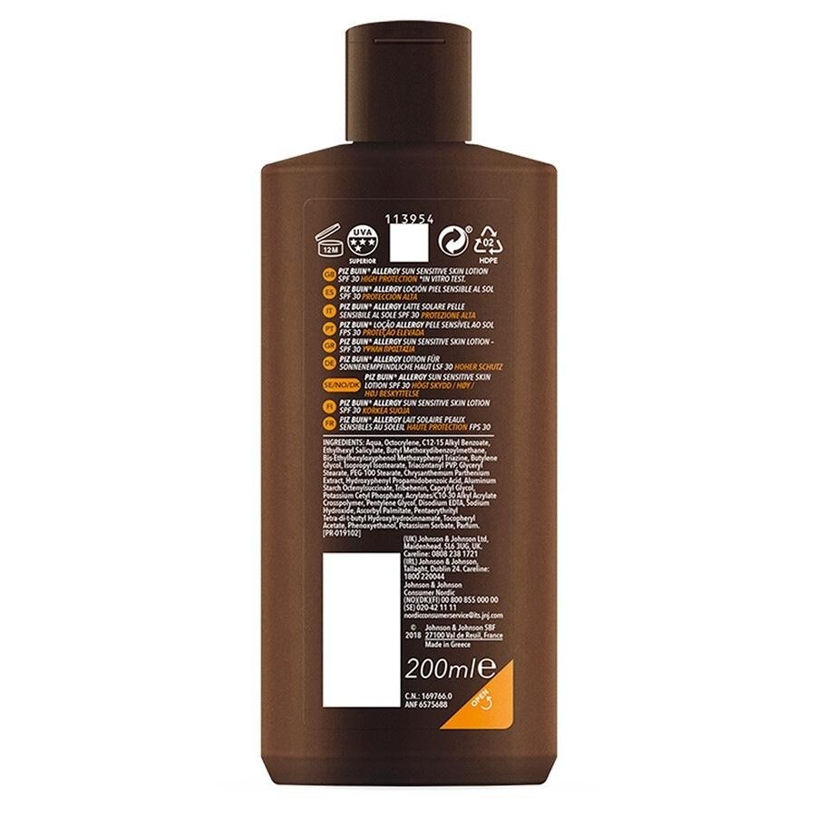 Piz Buin Allergy Sun Lotion Peaux Sensibles SPF 30