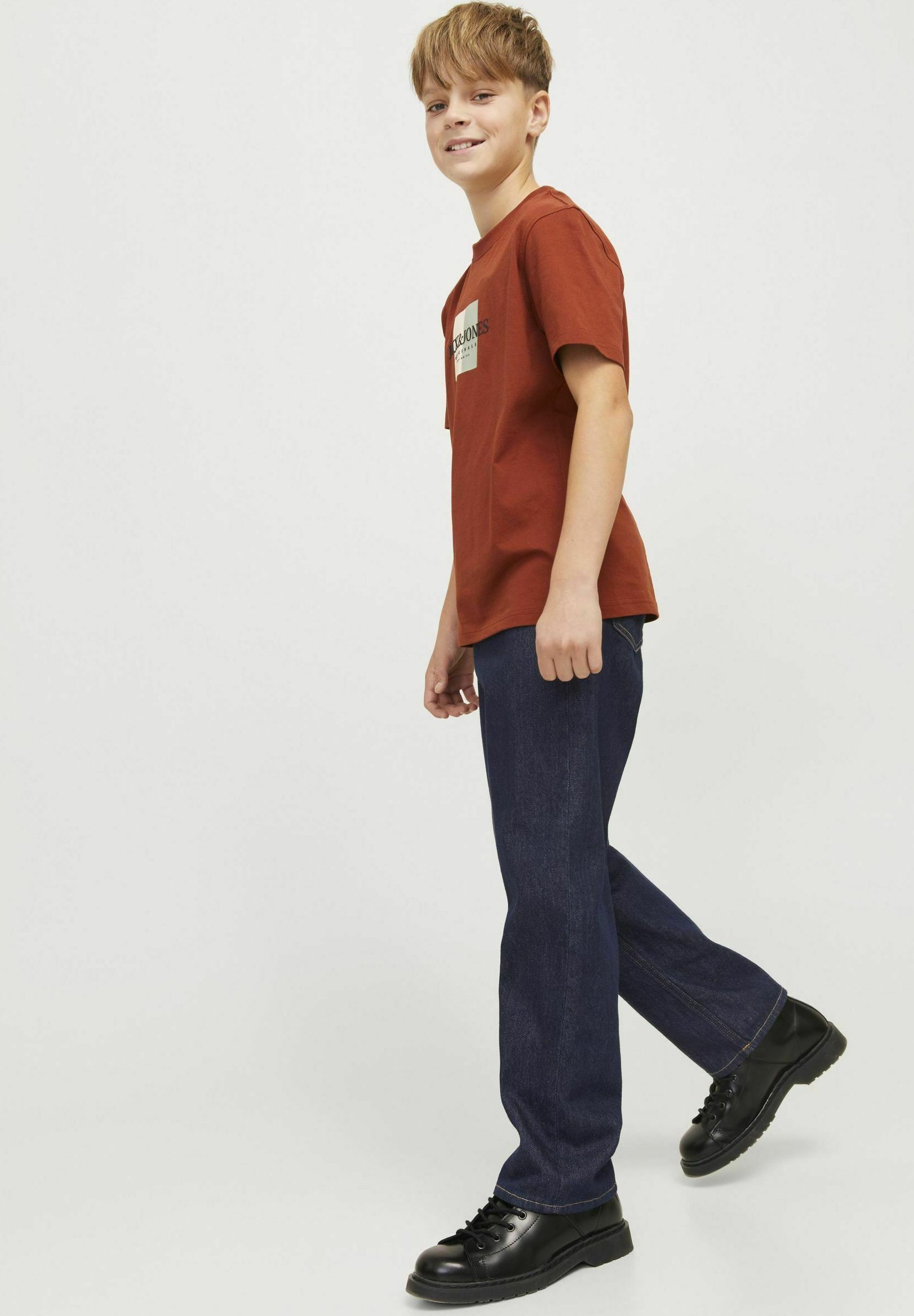Jack & Jones Junior Chris - Jeansy o luźnym kroju - niebieski denim