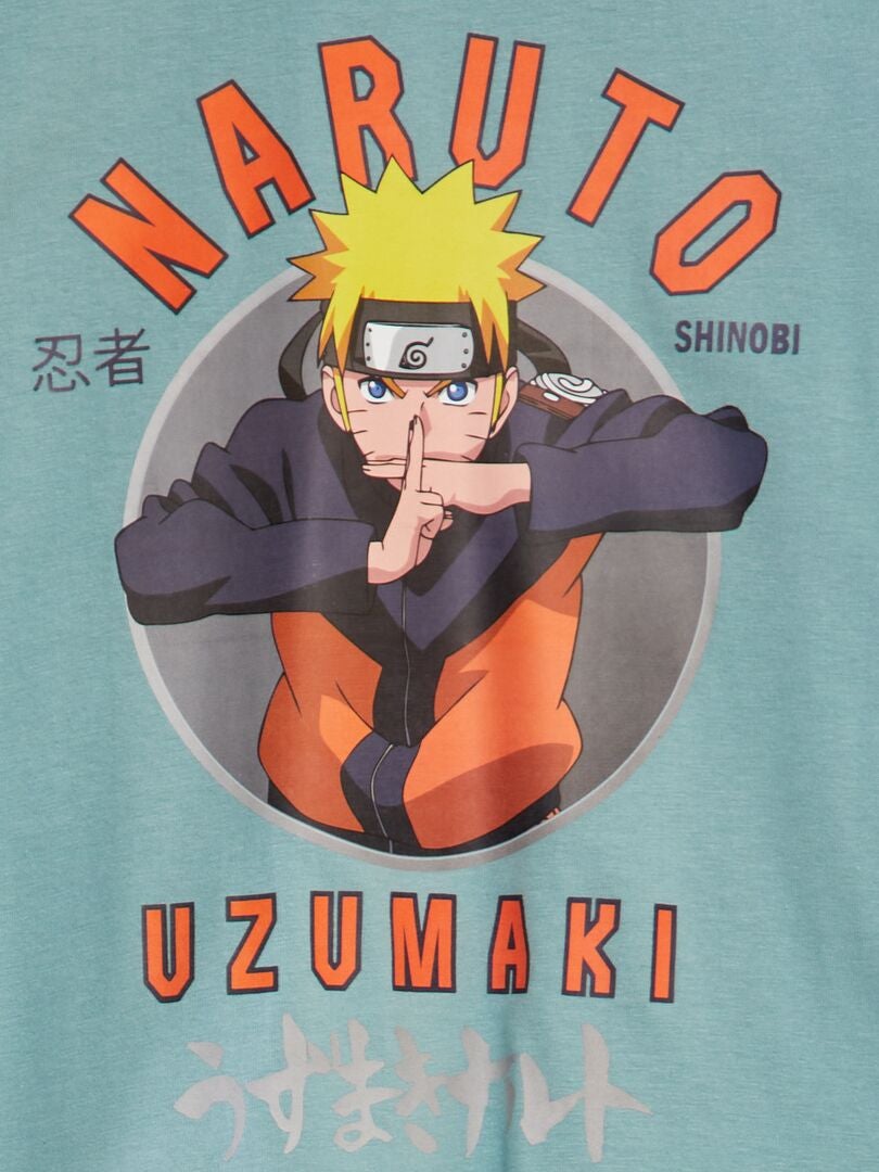 Naruto pyjamaset - T-shirt + broek - 2-delig - groen