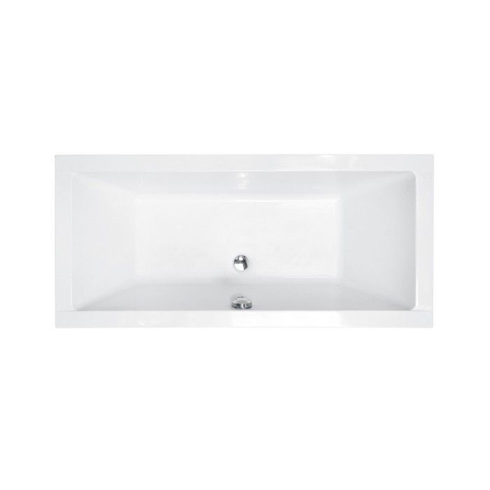 Banheira retangular 190x90 + Encosto de cabeça, Sifão + Pés - Conjunto 4 em 1 - QUADRO