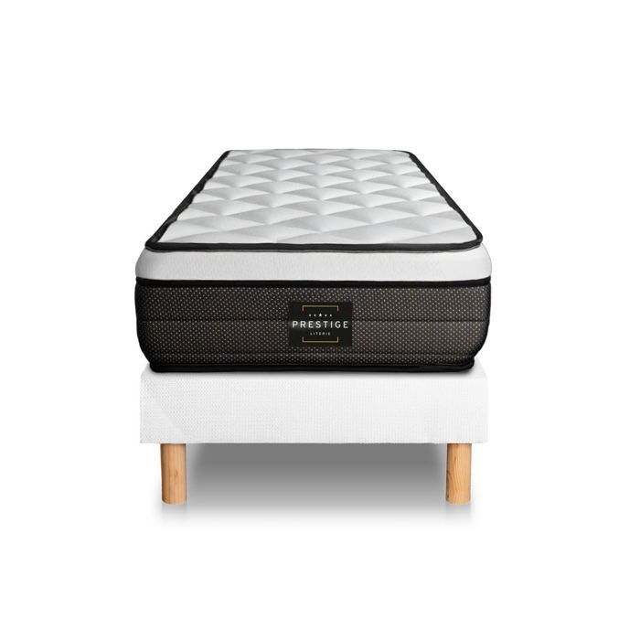 Juego de sofás cama de 120x200 cm con muelles ensacados y espuma viscoelástica de 5 zonas.