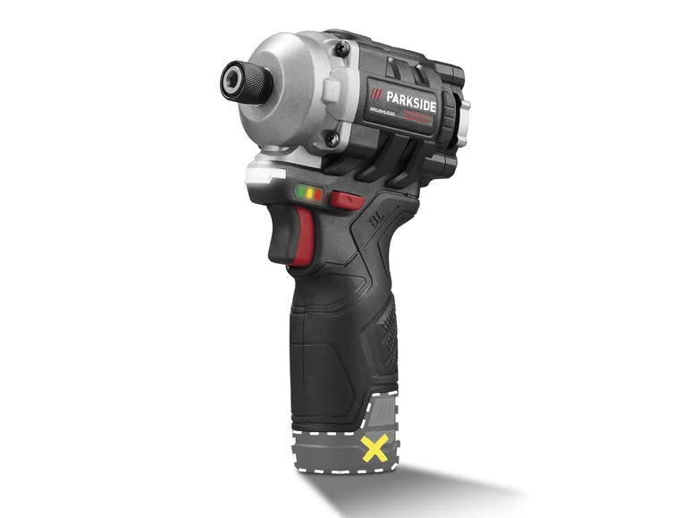 Chave de impacto sem fio PARKSIDE PERFORMANCE® PPDSSA 12 A1 12V