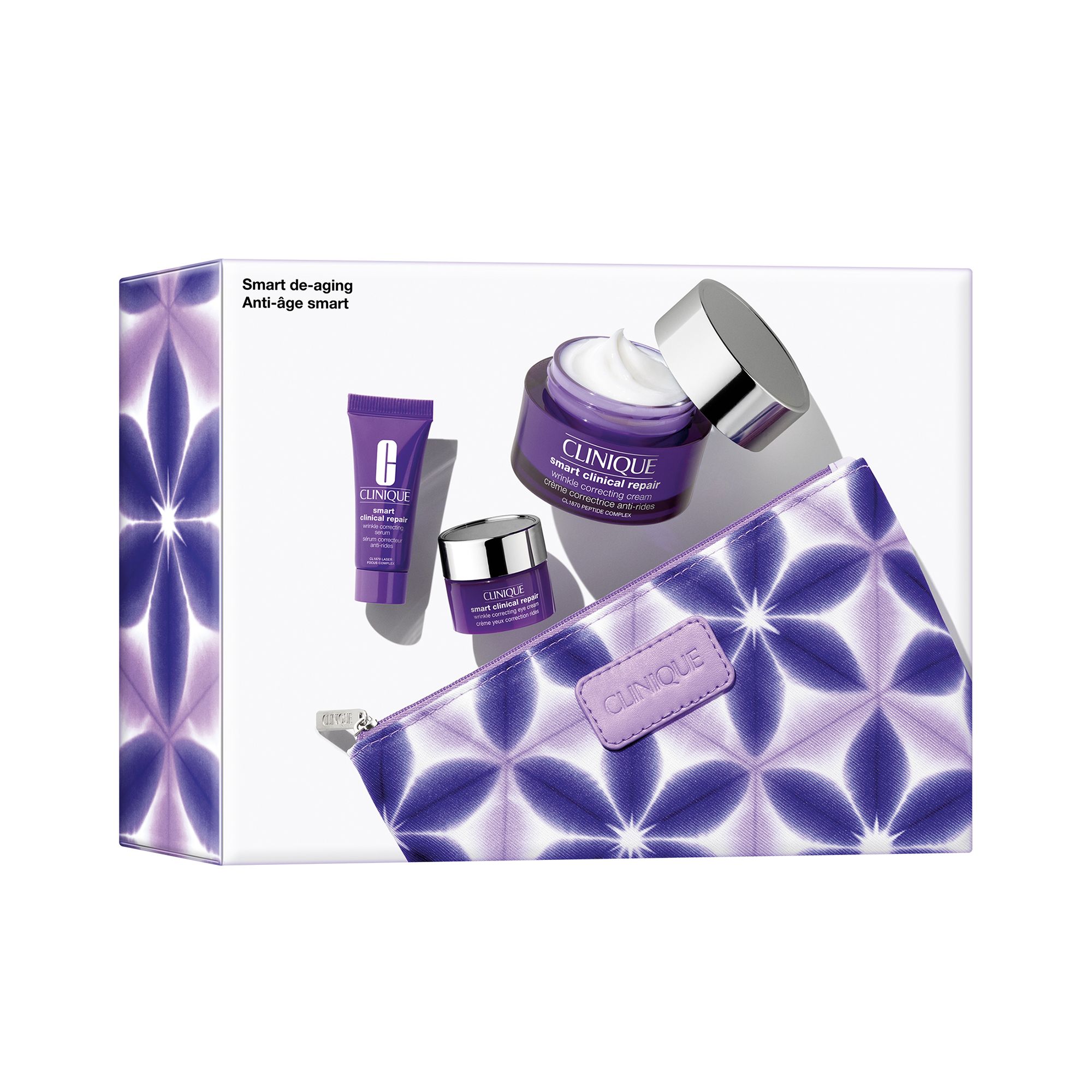 Serum protiv starenja Smart Wrinkle i poklon set za područje oko očiju u putnoj veličini Luksuzni poklon setovi