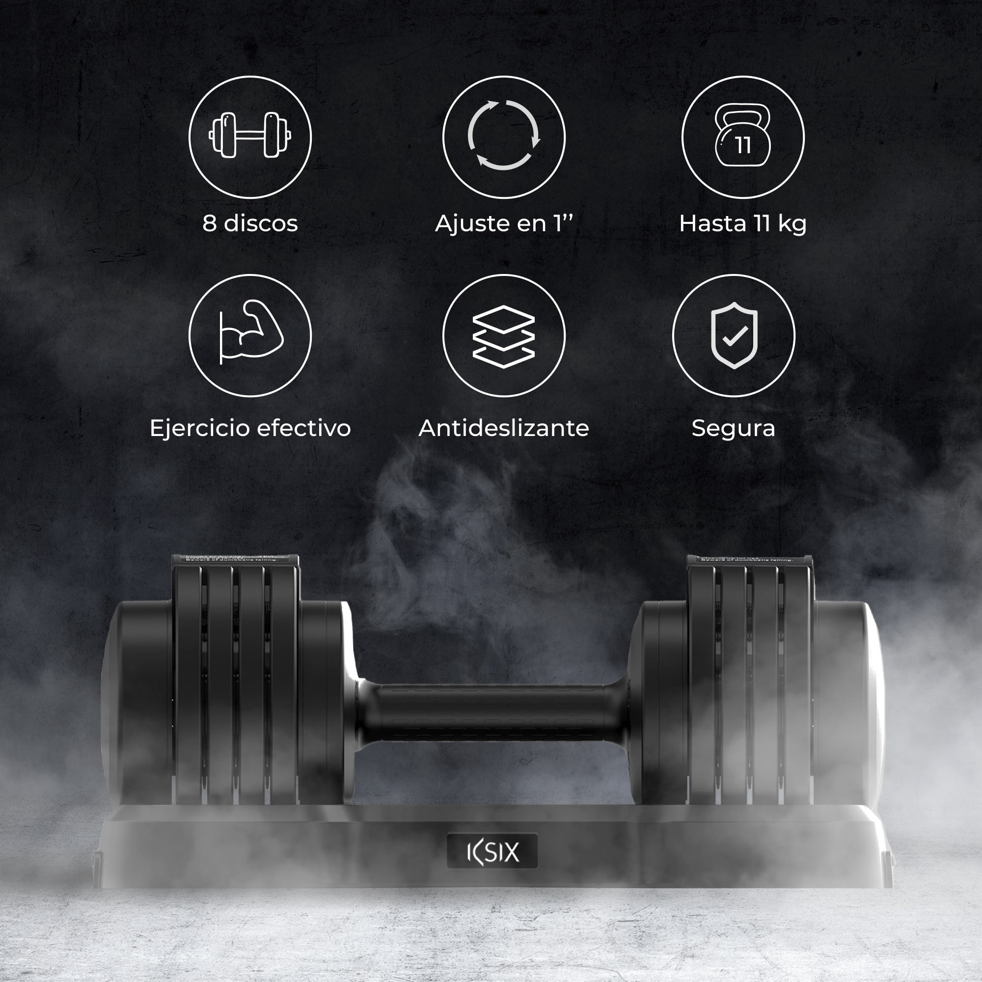 Ksix 11kg verstellbare Hantel
