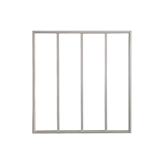 Verrière atelier en aluminium thermolaqué - 120x130 cm - Blanc - BAYVIEW