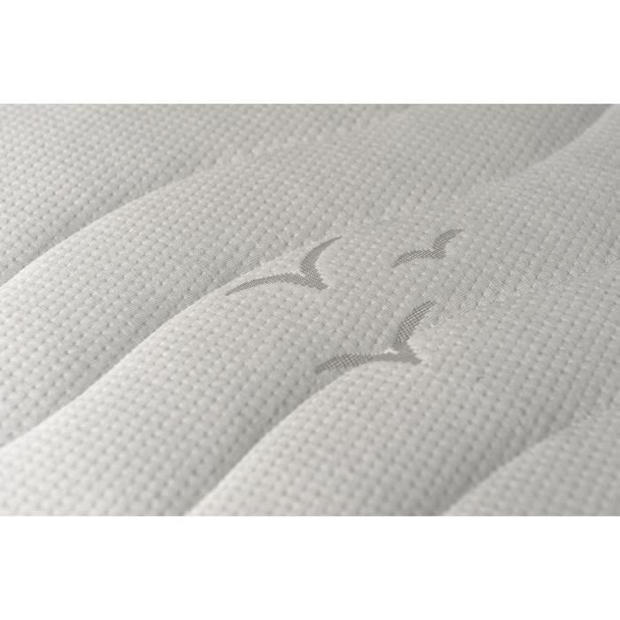 Set relax TALCA: materasso + basi letto elettriche, finitura ciliegio, 2 x 70 x 190 cm - Schiuma - 14 cm - Rigido