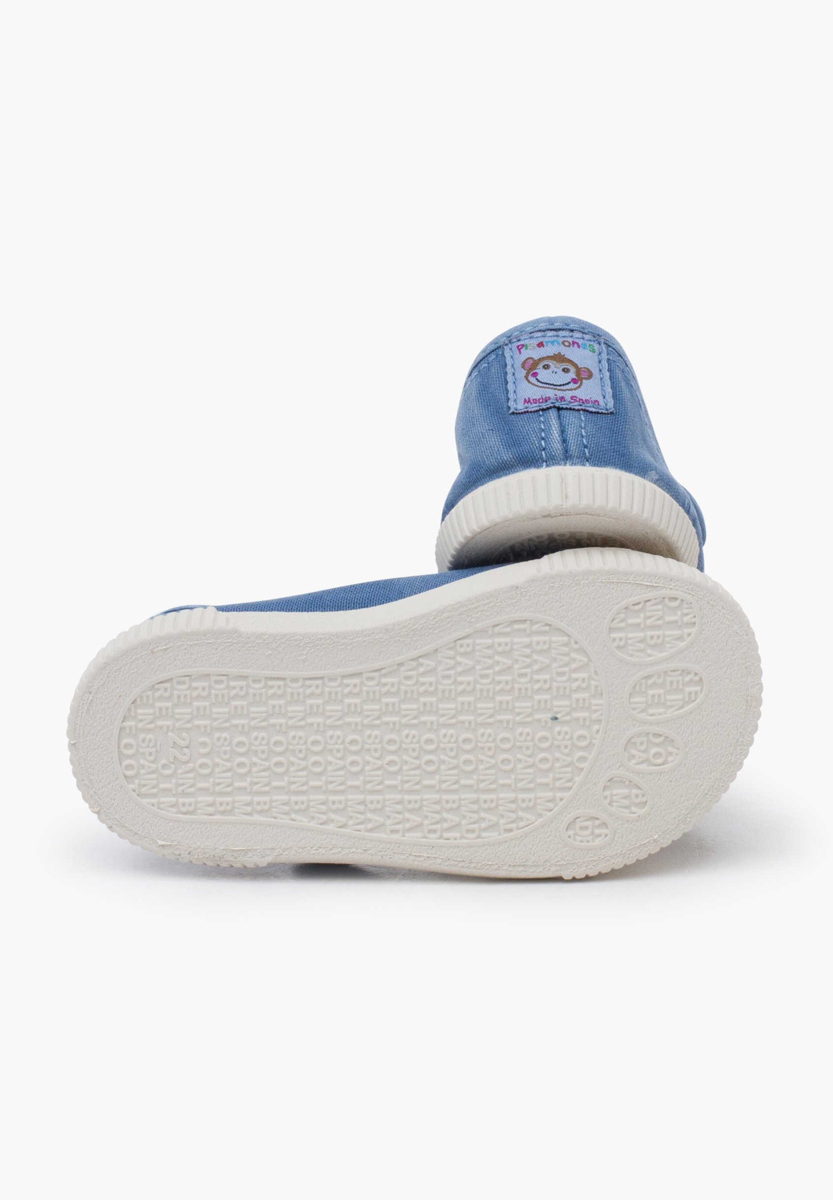 Pisamonas PEPITOS PUNTERA BAREFOOT LAVADA - Chaussons bébé - azul jeans