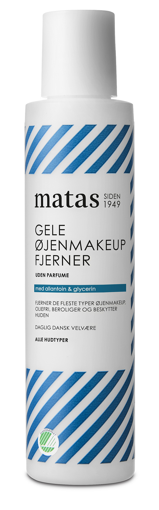 Gel demachiant pentru ochi, pentru toate tipurile de ten, fără parfum, 125 ml - MATAS STRIBER