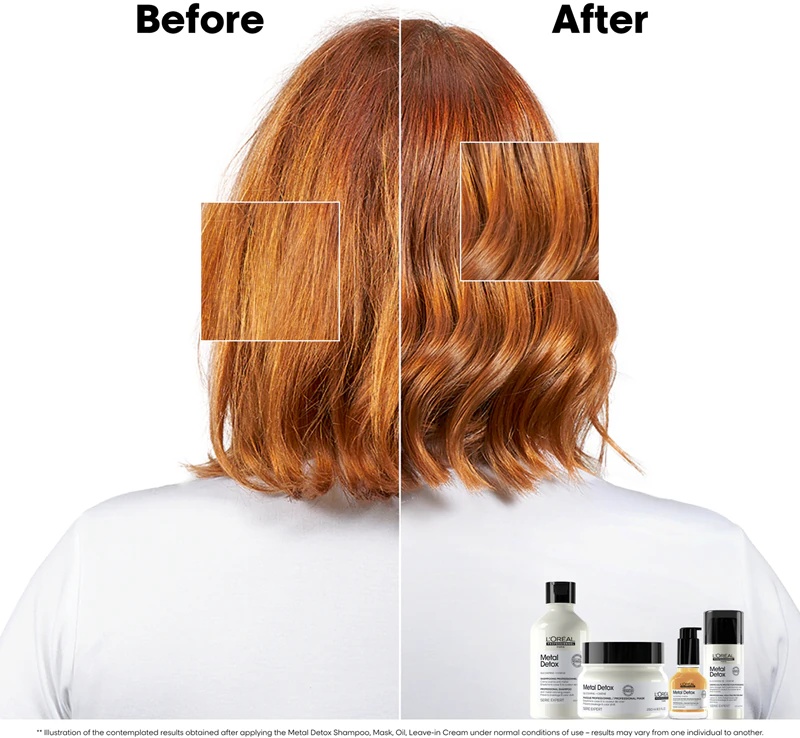 L'Oréal Professionnel Serie Expert Metal Detox priročna embalaža za poškodovane lase