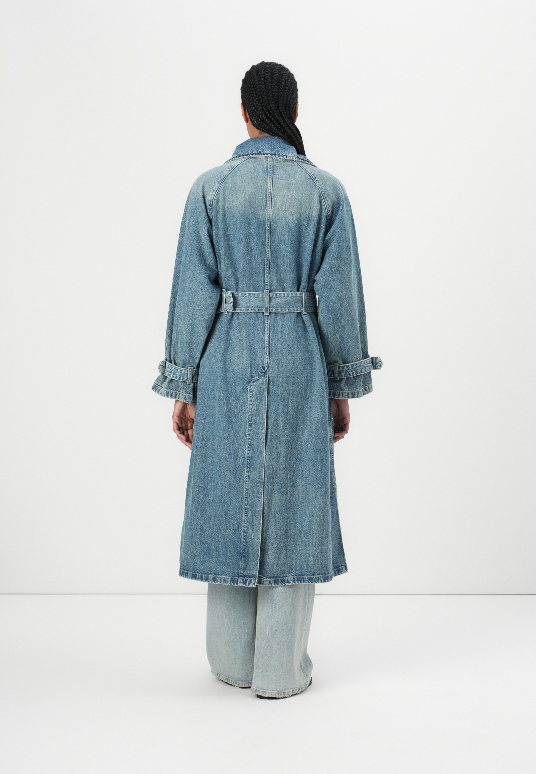 HUGO GARENA - Trenchcoat - Hellblau