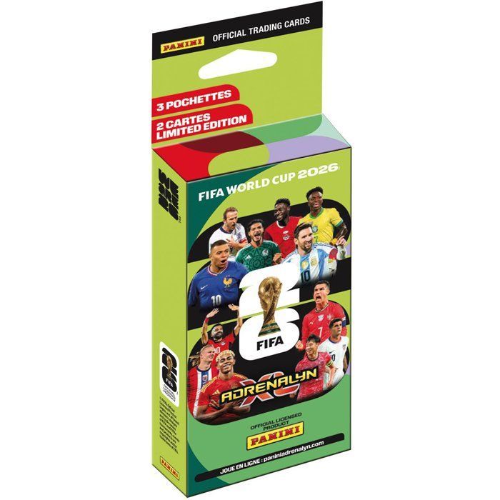 Paquete blíster - PANINI - FIFA WORLD CUP 26™ TCG - 3 paquetes - 24 cartas