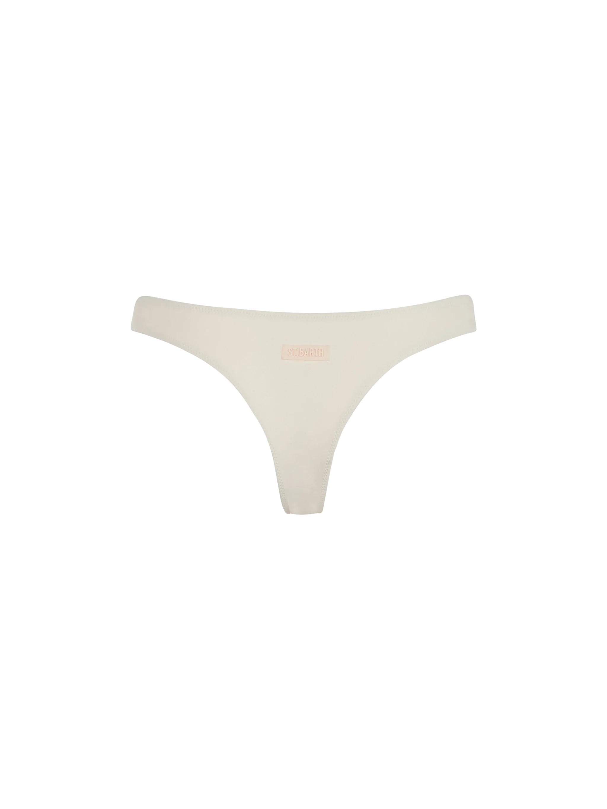 Culotte de bain taille haute crème Naomi pour femme