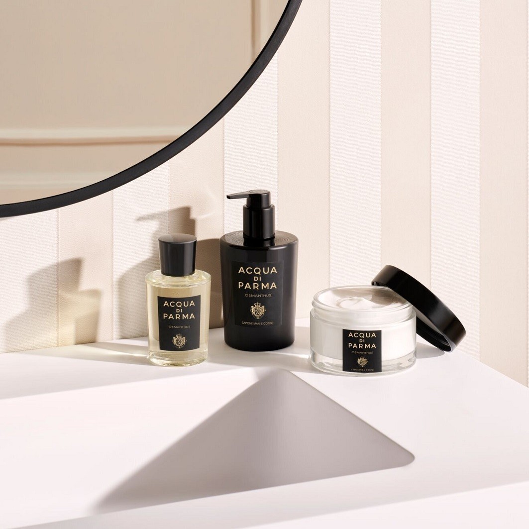 „Acqua di Parma“ „Signatures Of The Sun Osmanthus“ dušo želė rankoms ir kūnui, 300 ml