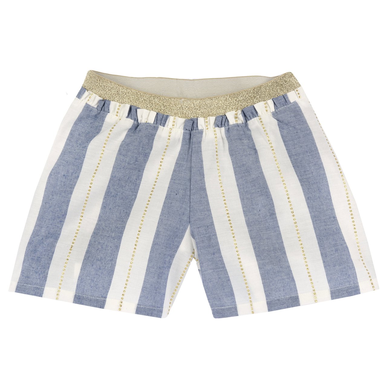 Shorts mit Glitzerstreifen