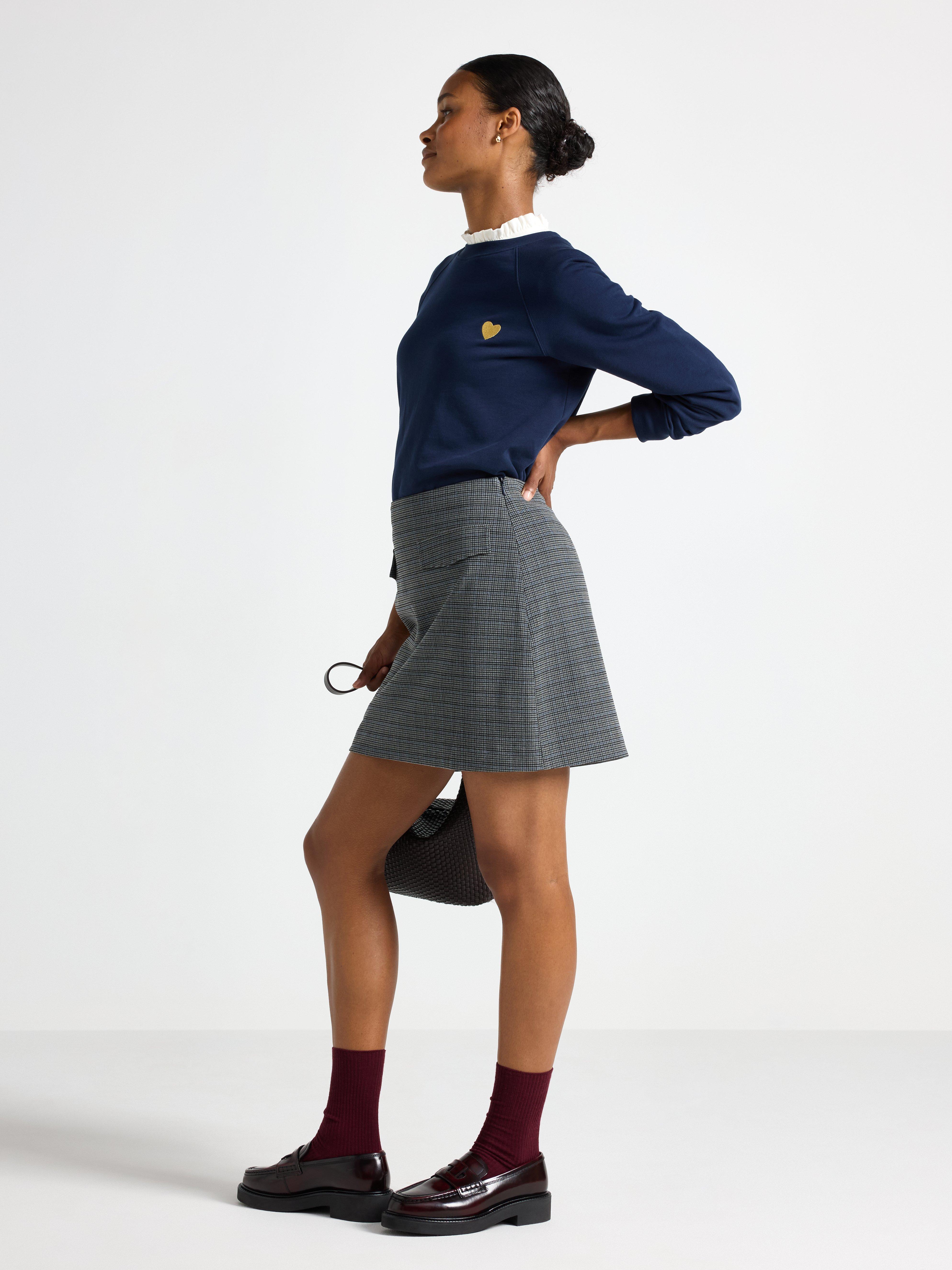 Minifalda gris