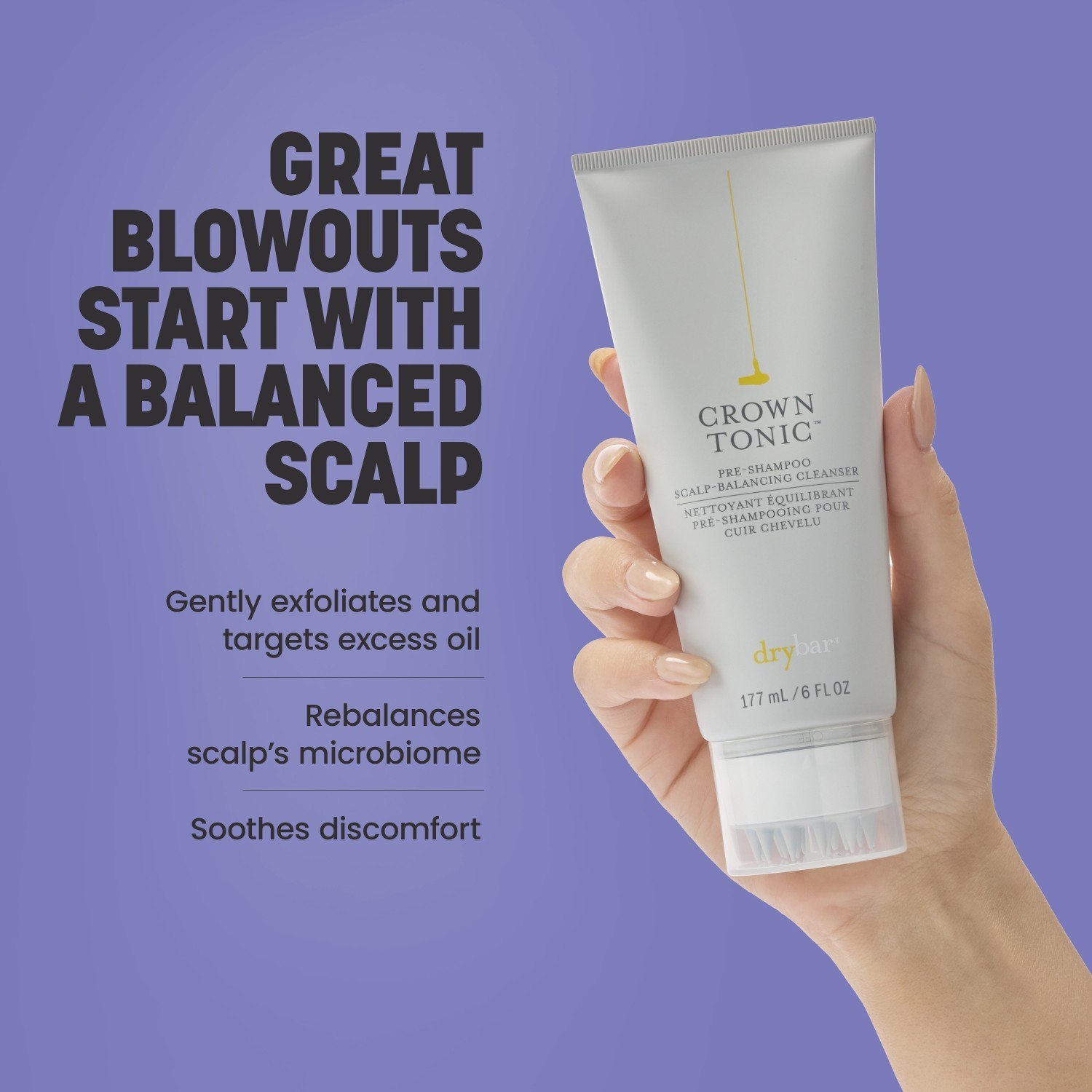 drybar Crown Tonic šampon za uravnavanje lasišča – 177 ml
