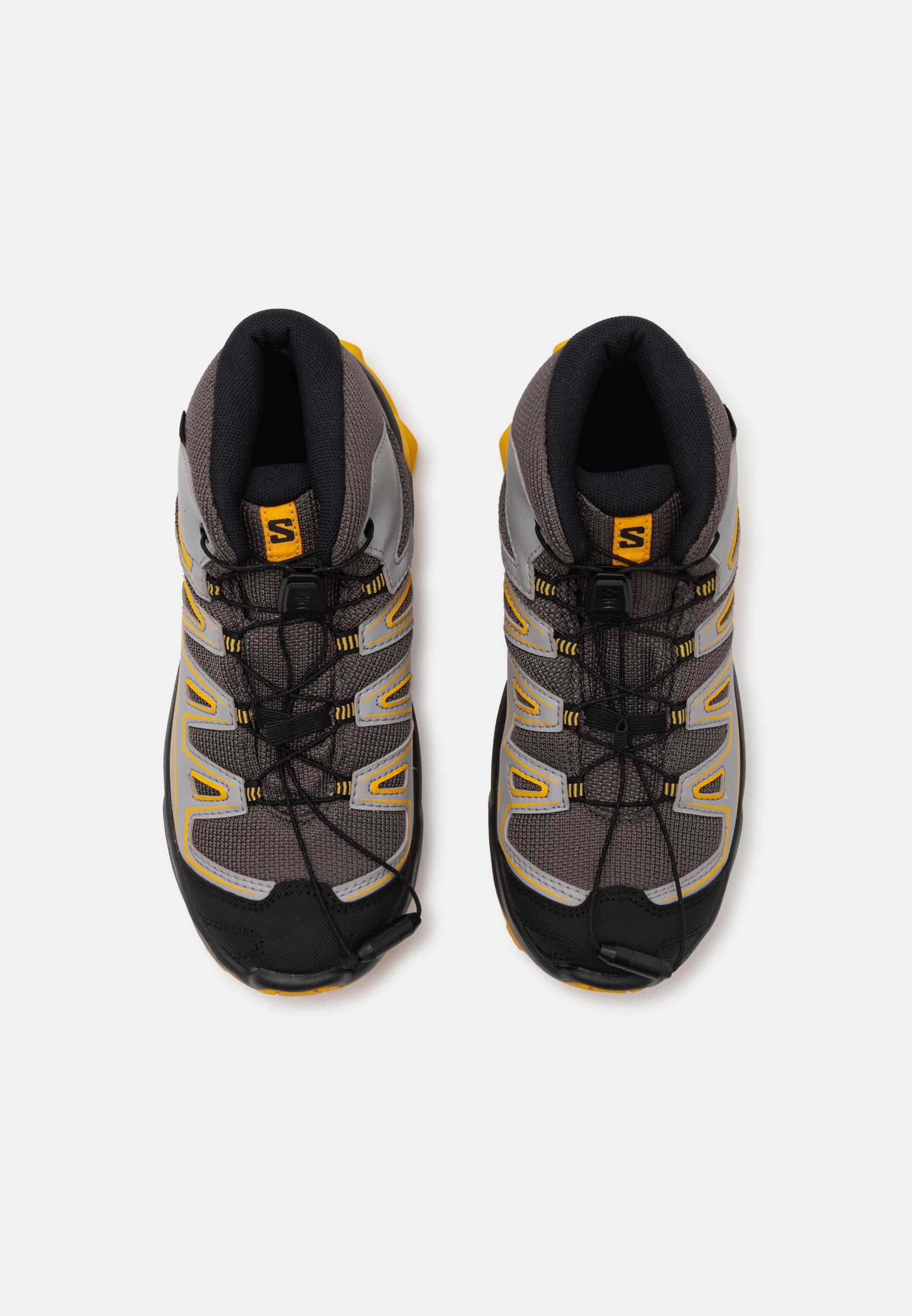 Salomon X ULTRA MID GTX UNISEX - Wandelschoenen - castlerock/zwart/spicy mustard