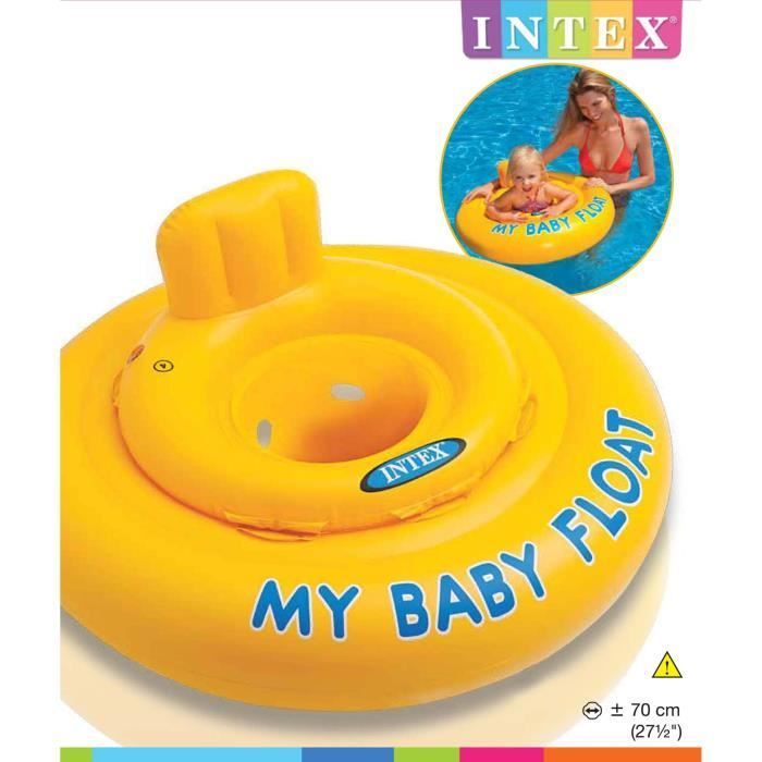 Galleggiante gonfiabile per neonati - INTEX - Giallo - Dai 6 mesi - Unisex - 70 cm