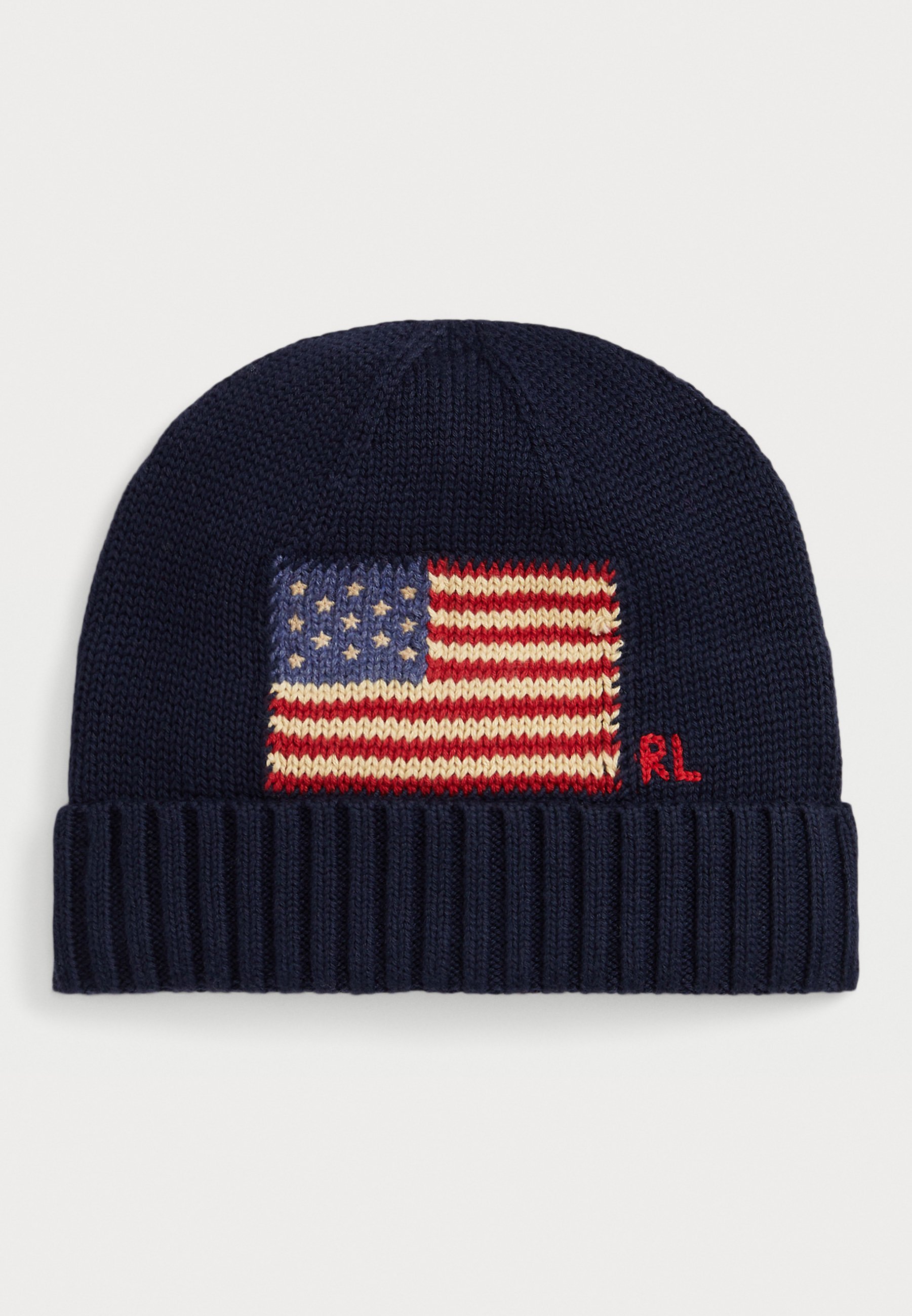 Polo Ralph Lauren Zopfstrick-Baumwollmütze - Beanie - Jägerblau