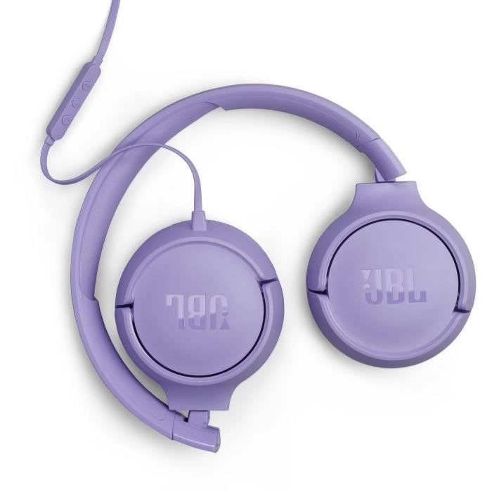 Bedrade hoofdtelefoon - JBL Tune 520 C - USB-C - Hi-Res Audio - Paars