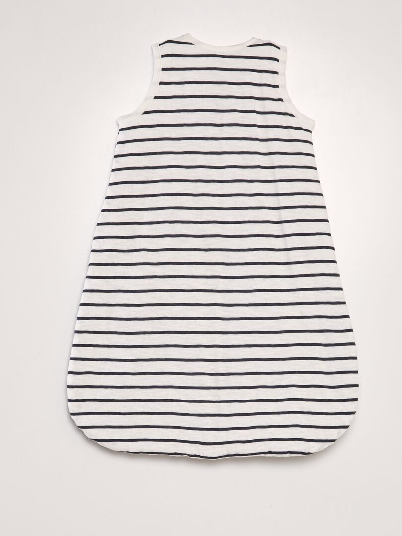 Saco de dormir acolchoado sem mangas - BRANCO