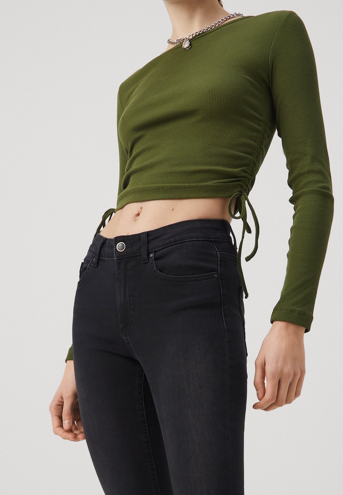 SOLO Jeans Skinny Fit - denim nero