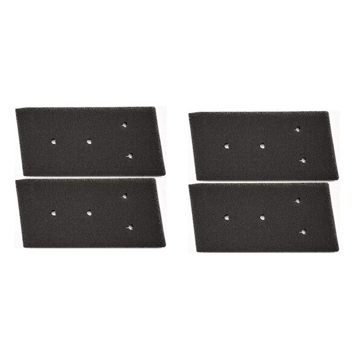 Paquete de 4 filtros de espuma INF para secadoras Whirlpool, color negro, Whirlpool 481010716911