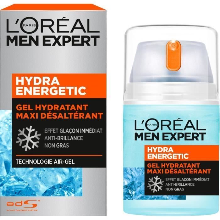 L'Oréal Men Expert Hydra Energetic Maxi Gel Hidratante Revigorante - Cuidados com a Pele - 50 ml