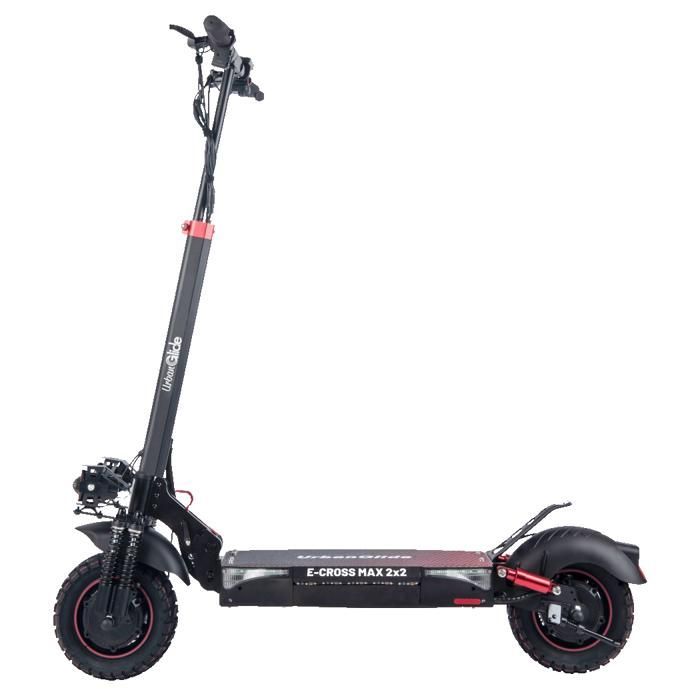Generalüberholter All-Terrain-Elektroroller – ECROSS MAX 2X2 – 2x500W – 60 km