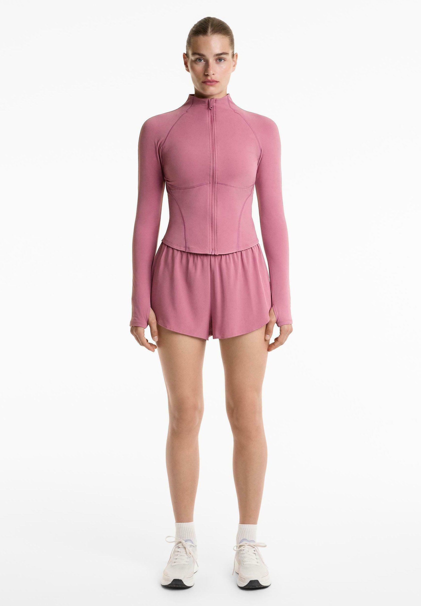 OYSHO WARMTH COMFORTLUX TECHNICAL - Trainingsjack - gemêleerd roze