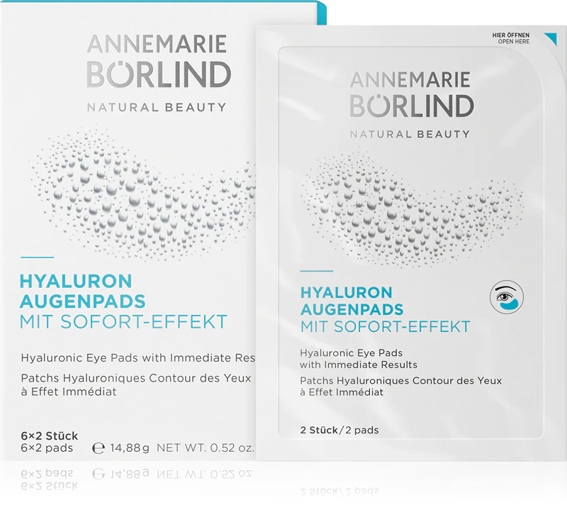 ANNEMARIE BÖRLIND OLHOS E LÁBIOS Máscara Hidratante para Olhos com Ácido Hialurônico