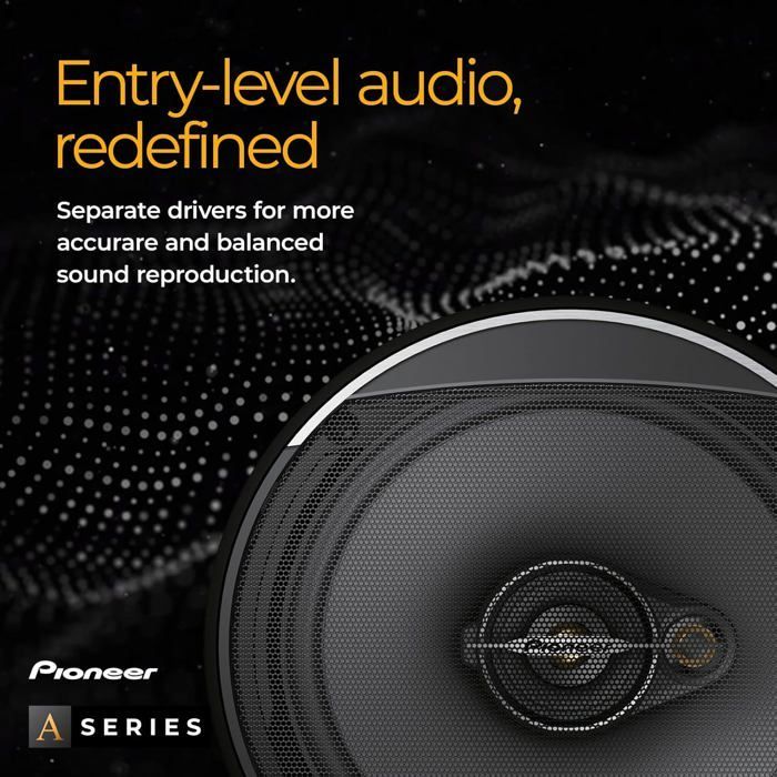 Altavoces coaxiales de 3 vías - SVATV - 13 cm - 300 vatios - Sensibilidad de 89 dB - Respuesta de frecuencia de 44 Hz a 52 kHz