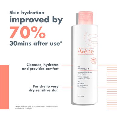 Avène Rengöringsmjölk Torr och känslig hud Sminkborttagningsmjölk för torr hud 200 ml
