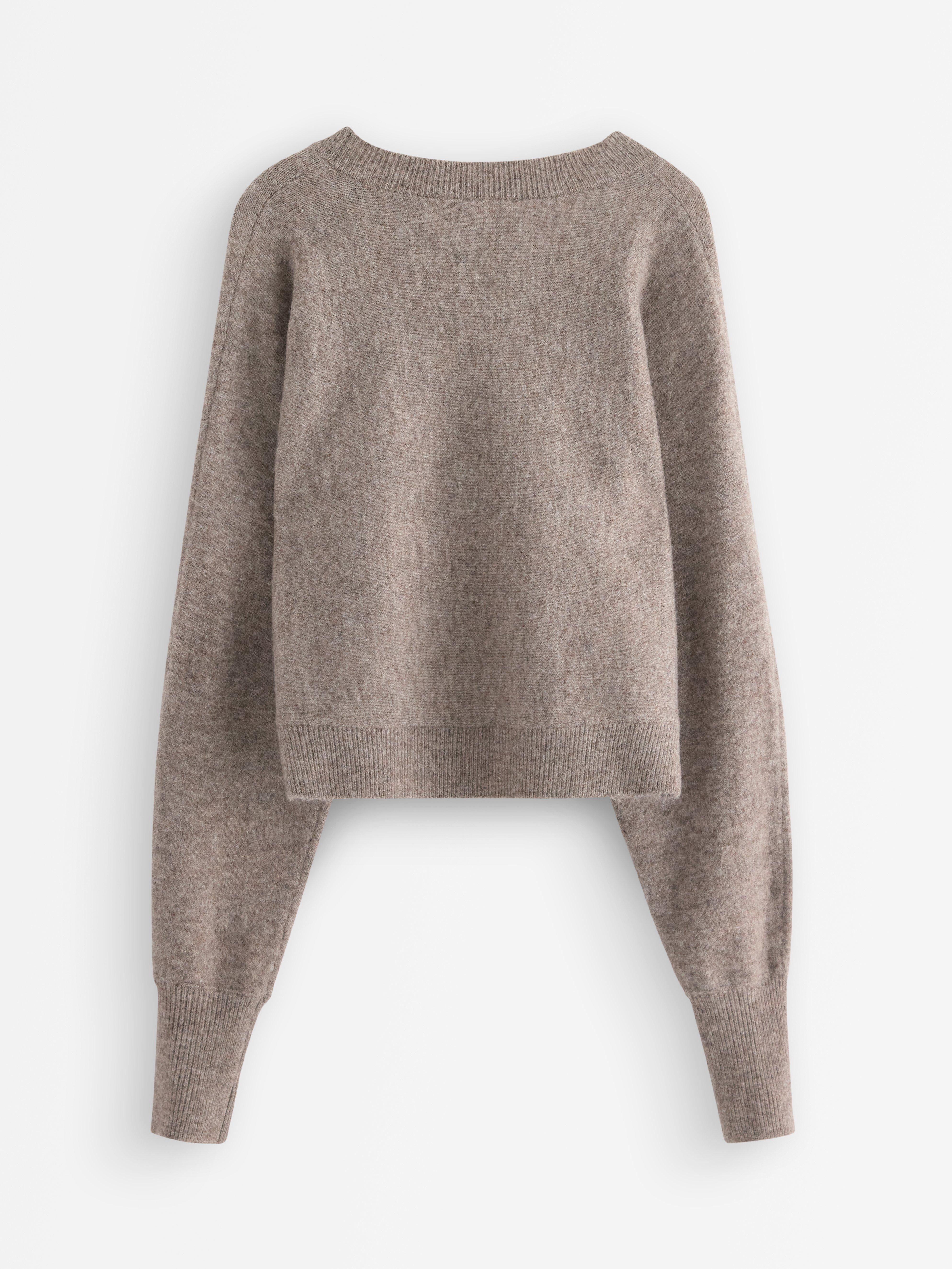 MOM sweater brown melange