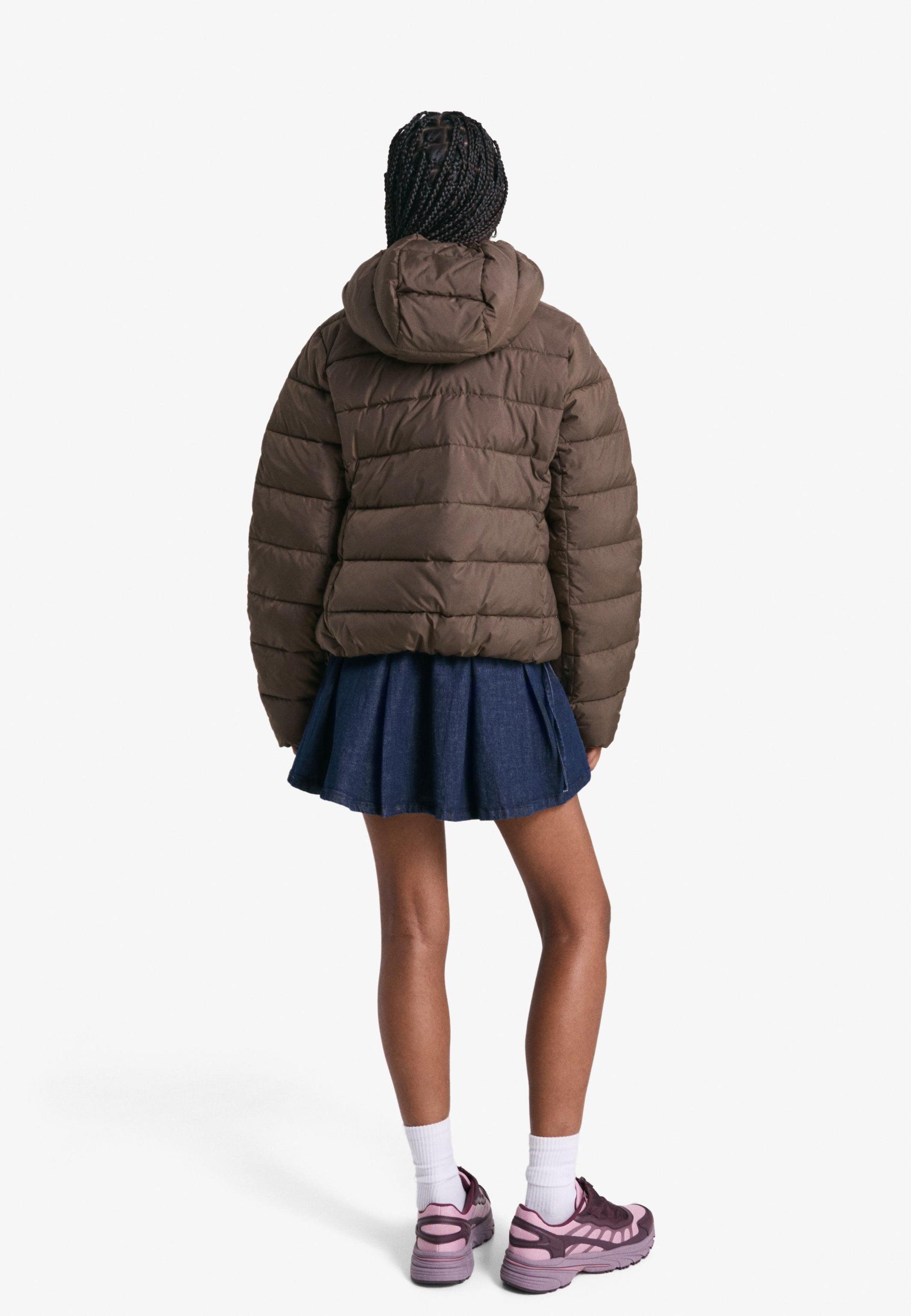 Giacca invernale Bershka - marrone scuro