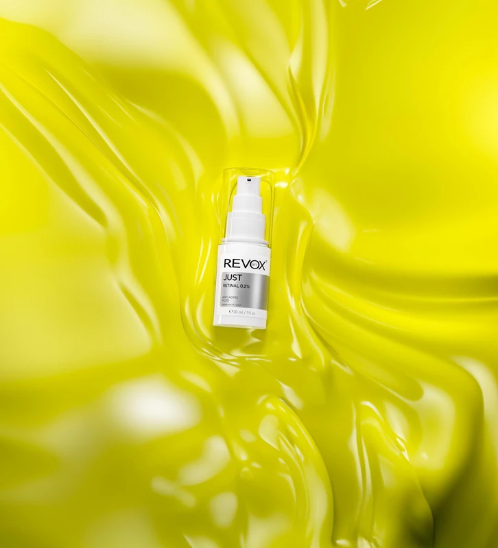 „Revox B77 JUST Retinal 0.2% Fluid“ – daugiafunkcis korekcinis senėjimą stabdantis skystis