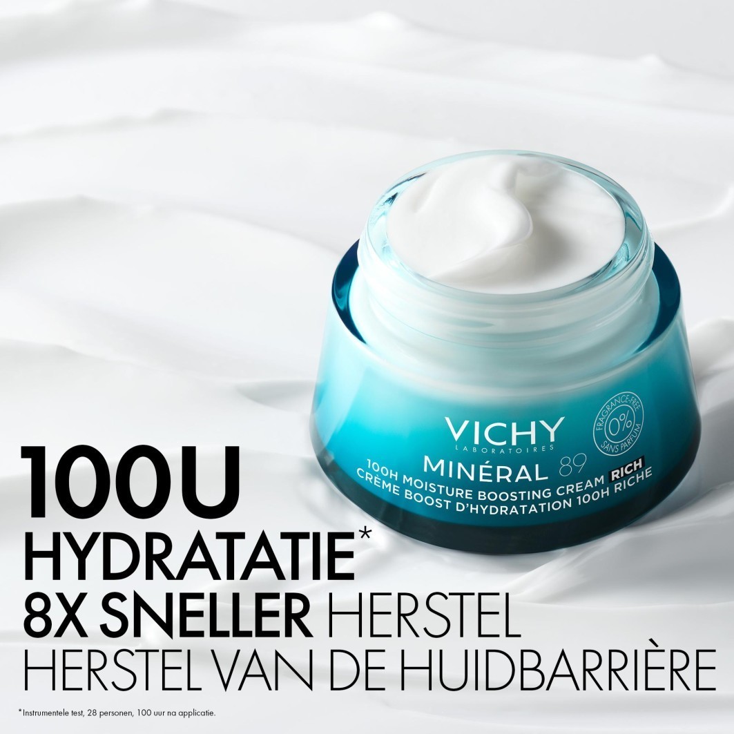 Vichy Mineral 89 100H drėkinamasis veido kremas, 50 ml