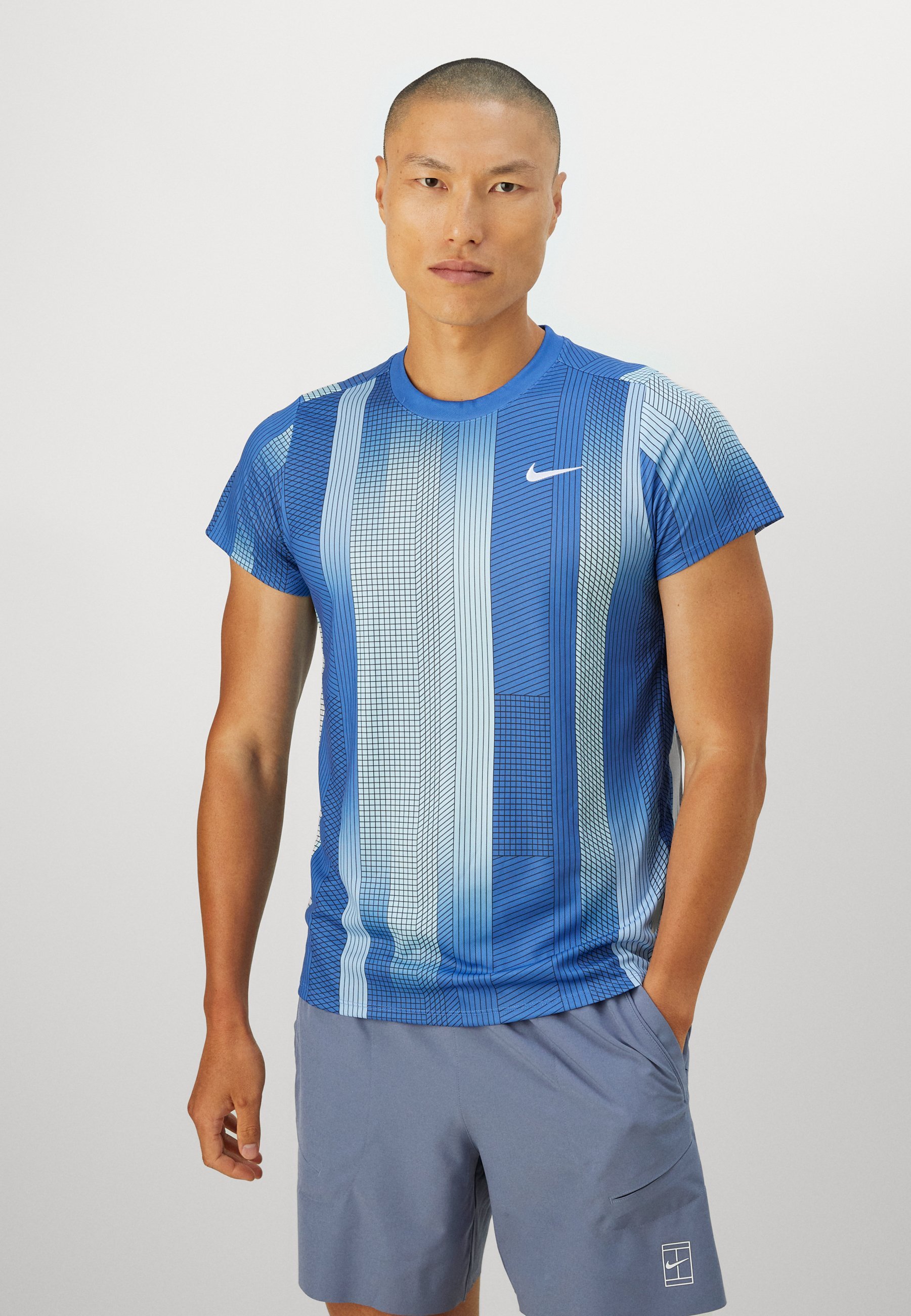 Nike Performance VICTORY - Sport-T-Shirt - Kometenblau/(Weiß)