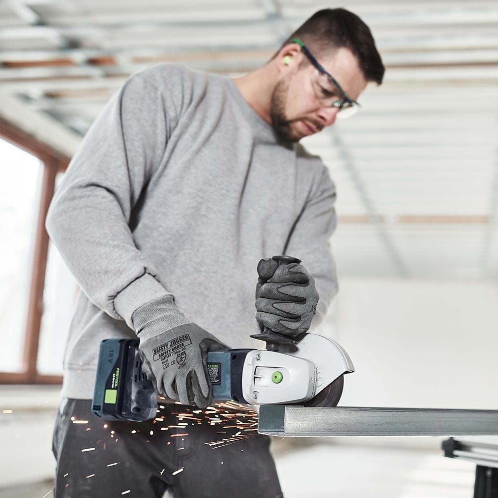 Polizor unghiular FESTOOL AGC 18 V 125 mm fără perii 2 x 5,2 Ah în set Systainer 577031