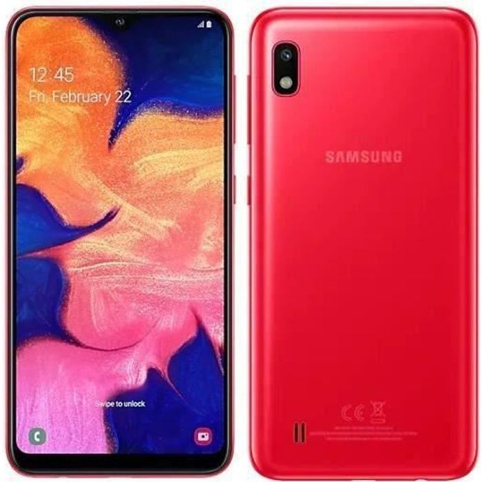 SAMSUNG Galaxy A10 32GB Rojo - Reacondicionado - Excelente estado