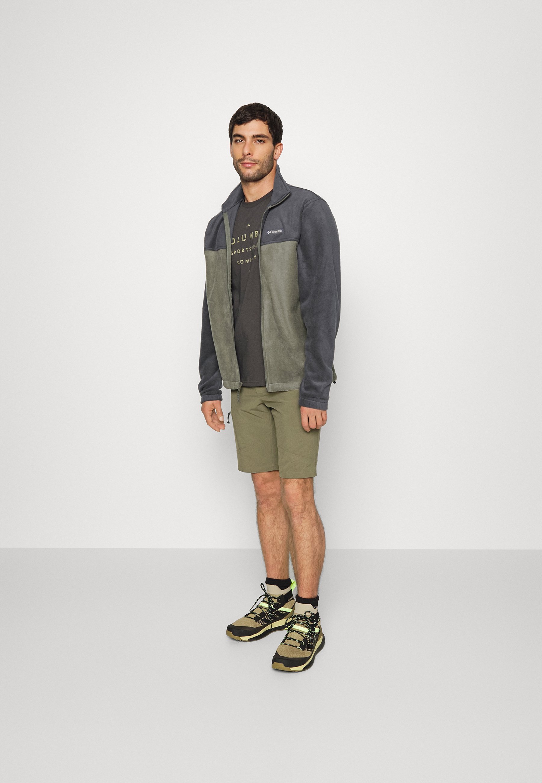 Columbia STEENS MOUNTAIN™ FULL ZIP - Fleecová bunda - black/green
