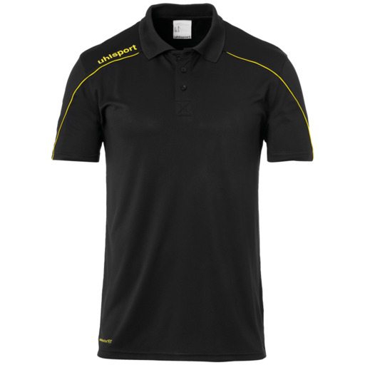  Polo Stream 22 Noir Uhlsport